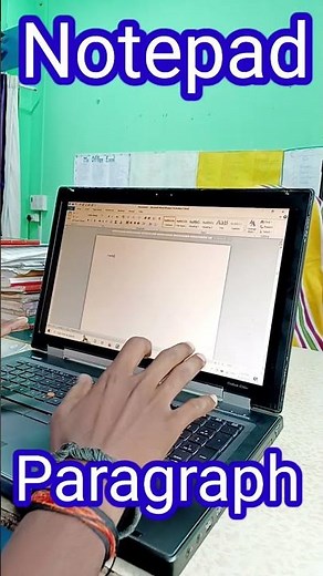 How to use Notepad | How to learn Notepad | How to bring a written paragraph in Notepad #notepad