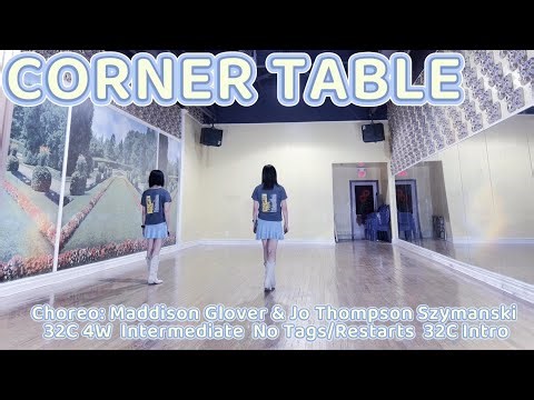 CORNER TABLE Line Dance | Intermediate | Maddison & Jo