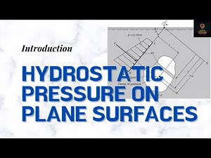 Hydrostatic pressure on plane surfaces: Introduction | Fluid Mechanics Lesson 9