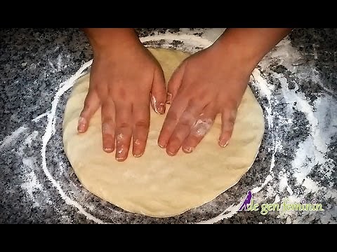 This is the easiest way to make pizza dough. Recipe for beginners. Few ingredients: flour, yeast..