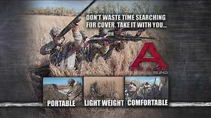 Avian-X A-Frame Blind TV Spot, 'Quick and Easy Concealment'