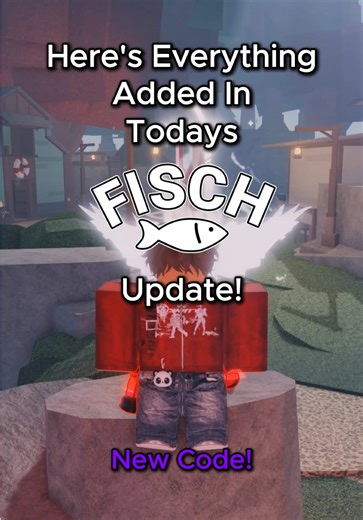 Everything Added In New Fisch Update!🗣️🔥 #fisch #fischupdate #roblox #trending #fyp