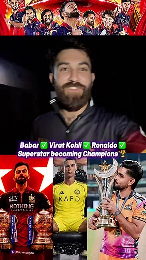Superstars Babar, Virat, Ronaldo All Become Champions
