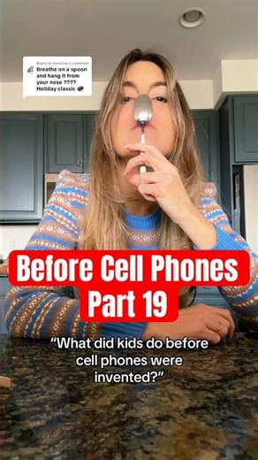 Before cell phones - Part 19📵 #80snostalgia #80skids #spoontrick