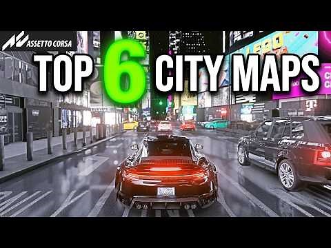Top 6 City Maps in Assetto Corsa (Free Roam + Traffic Mods)