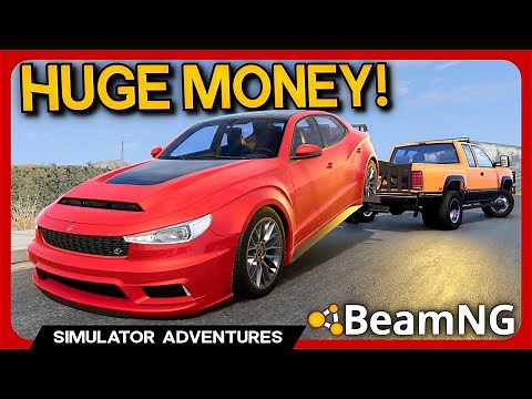 Repo Missions: Make BIG BUCKS in BeamNG Career Mode!