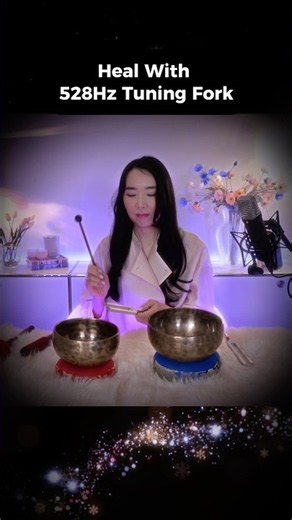 528Hz Tuning Fork Sound Bath For Deep Restoration