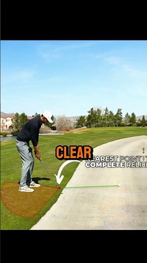 Master the Cart Path Rule in Golf ⛳ | Quick & Easy Guide! #golf