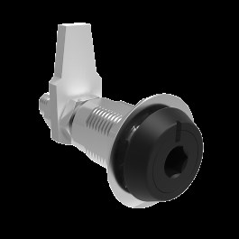 VISE ACTION® Compression Latch, Large Size, 8 mm Hex Recess, Zinc Alloy, Powder Coated, Black