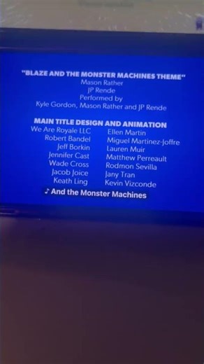 Blaze E As Os monster machines encerramento do creditos finais em Portugues do Brasil brasileiro