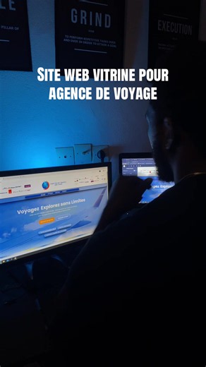 J’ai créé un site web vitrine pour une agence de voyage #siteweb #webdesign #DeveloppeurWeb #digital #developpeur