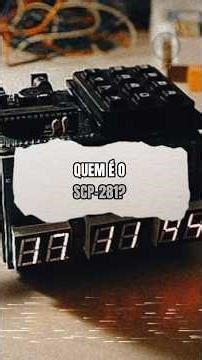 Quem é o SCP-281? Vc testaria? #analoghorror #terror #misterio