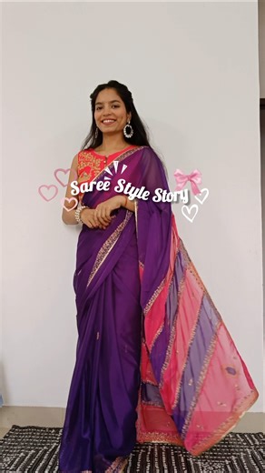 Saree Style Story #thelazystyle #grwm #indianfashion #sareestylestory #fitcheck #sareedraping #saree