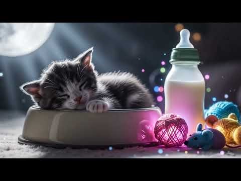 ADHD Sleep Music 🐱 6 Hours of Calming Kitty Sleep Music for Kids Deep Sleep & Anxiety Relief NO ADS