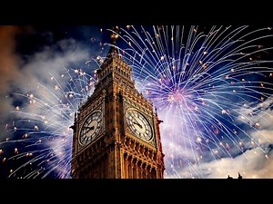 London New Years Eve Fireworks 2024 • 4K HDR