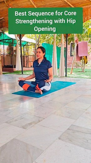13K views · 235 reactions | Yogic Sequence for Core Strengthening . #core #coreworkout #corestrength #bellyfat #exerciseforlife #yogalife #yogafitness | Aarogyam Yoga Studio | Facebook