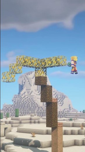 Minecraft: PALM TREE design | #Shorts