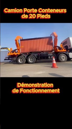 Camion Porte Conteneur avec Grue à Vendre