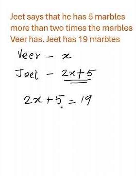 Solving linear equation #maths