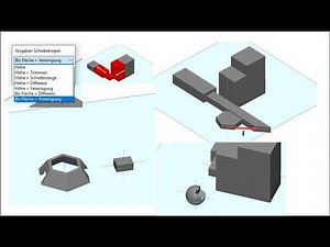 The sliding body function of BeckerCAD 3D Pro in detail