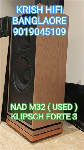 NAD M32 DIGITAL AMPLIFIER WITH KLIPSCH FORTE III | HIGH END AUDIOPHILE STEREO SYSTEM #nad #klipsch