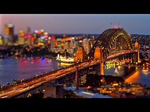 Tiny Sydney 4K Tilt-Shift Timelapse