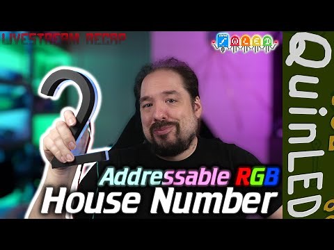 💡QuinLED💡 Making a WLED Addressable LED house sign!