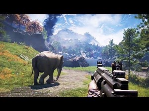 HOW BIG IS THE MAP in Far Cry 4? Walk Across the Map