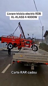 519 reactions · 29 comments | 拾Livrare triciclu electric RDB XL-KLASS 4000W ⚡ L-am descărcat ușor cu macaraua noastră, carte RAR inclusă și posibilitate de rate  | DAREM Bricostore-Materiale de construcții | Facebook