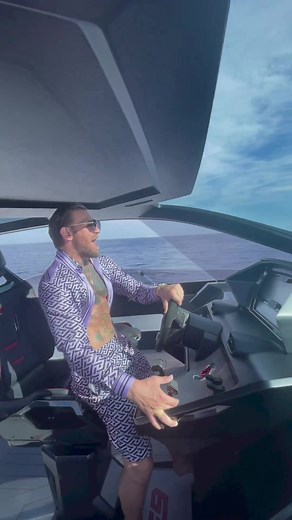 Conor McGregor's $3.6 Million Lamborghini Yacht Showcase