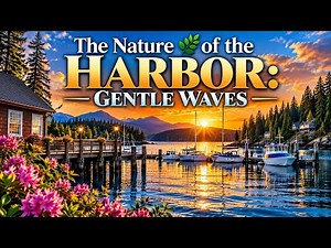 The Nature 🌿 of the Harbor | Gentle Waves 🌊 Pacific Northwest Puget Sound 🌲Gig Harbor, Washington
