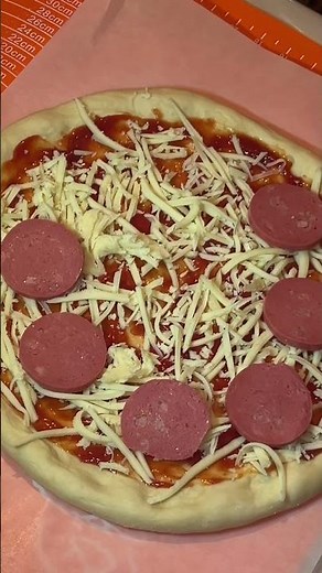 Easy Homemade Sausage & Cheese Pizza | Simple Pizza Recipe #food #cooking