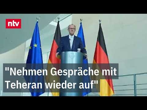 Chancellor Merz criticizes partner Israel in unusually strong terms | ntv