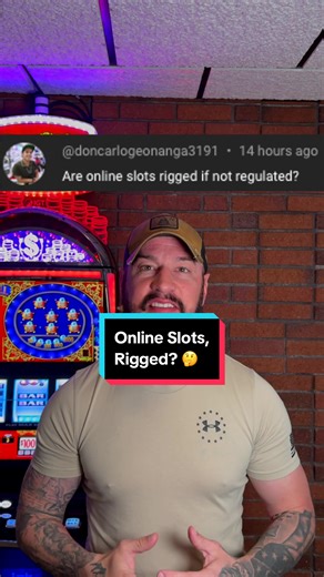 Are online slots RIGGED? 🤔 Follow on YouTube for full episodes! #slots #onlineslots #casinogames #facts #sweepstakes