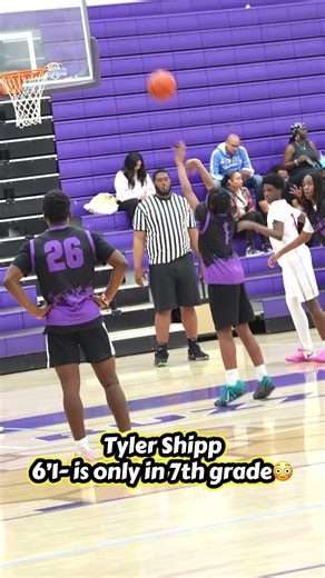 Basketball Prospect Tyler Shipp is 6’1 in the 7th grade! Definitely has a bright future!
