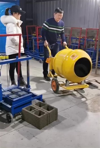 Effortless Concrete Brick Machine for Quick and Easy Production