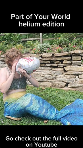 mermaid sings part of your world on HELIUM