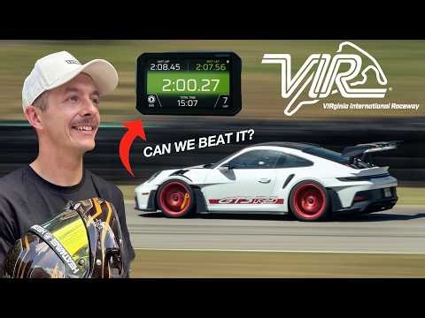 Flat out at VIR in my 992 GT3RS