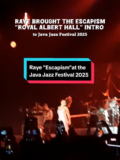 Raye's Escapism Performance at Java Jazz Festival 2025