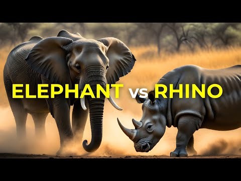 Elephant vs Rhino: What Really Happens When Two Giants Clash