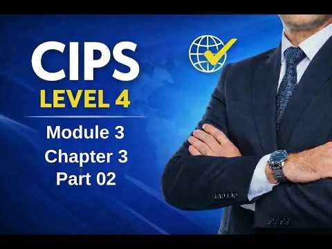 CIPS Level 4 | Module 3 | Chapter 3 | Part 02