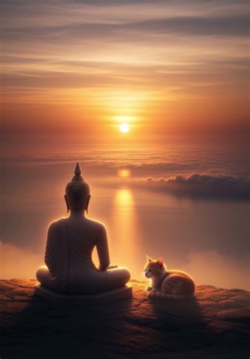 cat and buddha 105 #relax #relaxingmusic