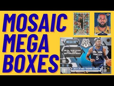 2023-24 Mosaic Mega Boxes. Dave & Adams No Shrink Wrap 🫤