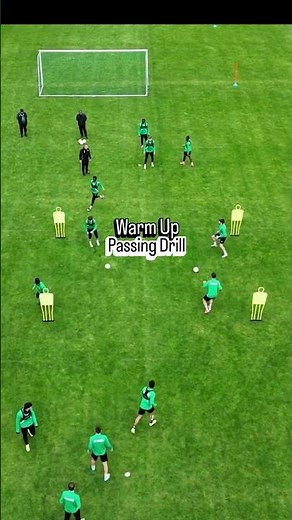 Warm-Up Passing Drill for Football Players