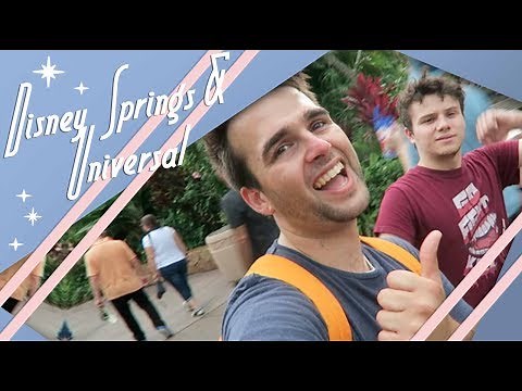 Disney Springs & Universal Studios | Universal Vlog | May 2017 | Adam Hattan & Josh Solomon