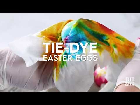 Tie-Dye Easter Eggs with Paper Towel | Made by Me | Better Homes & Gardens