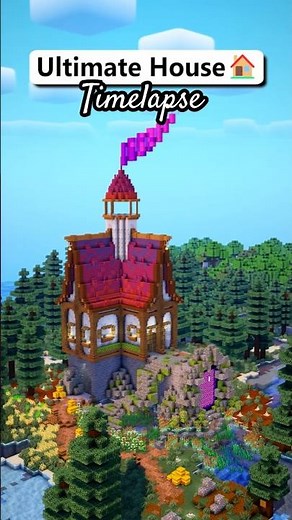 Minecraft Ultimate Survival House Timelapse 🏡 #minecraft