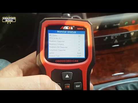 Ancel AD410 OBD 2 Reset Check Engine error on Car / Review scanner Ancel AD410