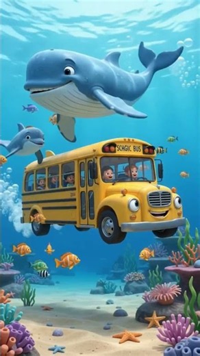 The Magic School Bus Ride | Fun Learning Adventure for Kids🚌 #nurseryrhymes #kidssongs #kids #short