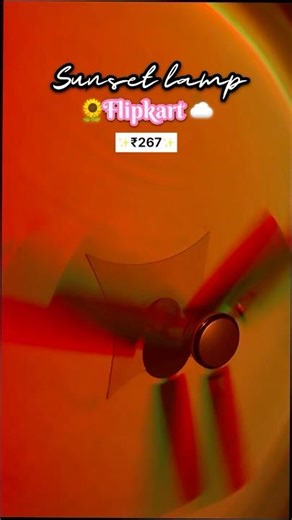 Sunset Lamp!☀️| FlipkartFinds #sunsetlamp #aesthetic #sunset #viralvideo #shorts #foryou #flipkart